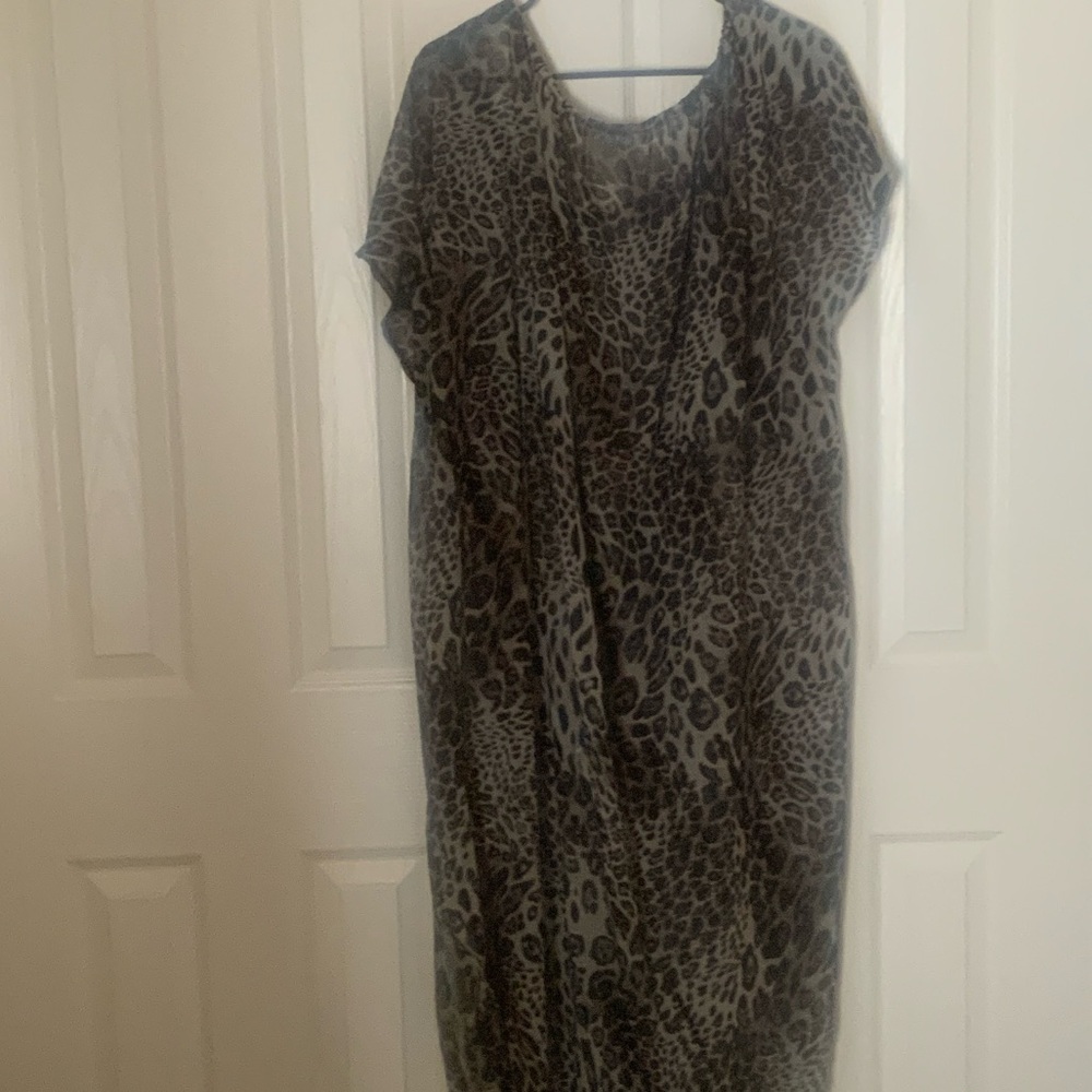 Zanzea Sheer Maxi Lounger/Dress - 5X